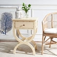 thumbnail image 2 of Safavieh Maxine Poplar Wood Night Table in Distressed Vanilla, 2 of 5