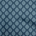 thumbnail image 1 of oneOone Viscose Jersey Blue Fabric Block Craft Projects Decor Fabric Printed By The Yard 60 Inch Wide, 1 of 4