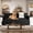 Coin - Black, variant on Sofa Covers Sofa Cover for Couch,Washable Couch Cover with Non Slip and Elastic Straps,Sofa Slipcover Furniture Protector for Kids Pets(124"x76")