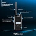 thumbnail image 4 of Radio Intercomunicador Profesional Steren Con Teclado RAD-630, 4 of 9