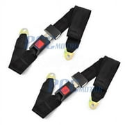 PCC MOTOR 2 Set Two point Seat Saftey Belt Harness Kit GoKart UTV SingleDouble BT11-2PC