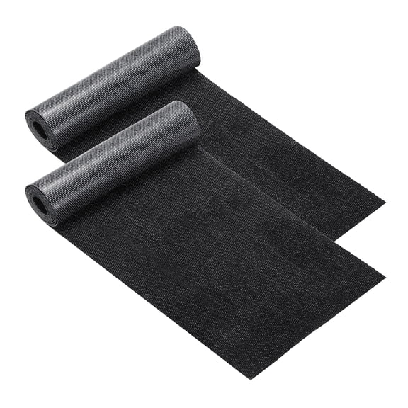 Uxcell 20"L x 3" W Twill Fabric Patches, 2 Pcs Iron-on Patches Clothing Repair Patch Craft Embroidery Patches for Jacket Clothes Pants Bags Sewing Decor, Black