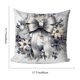 thumbnail image 3 of Funda de cojín decorativa navideña | Funda de cojín de sofá de 45x45 cm para dormitorio y sala de estar | Tejido de felpa suave con cremallera oculta | 1 funda de cojín cuadrada estándar, 3 of 6