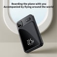 thumbnail image 6 of JunYeShi Fast Charging Magnetic Wireless Power Bank PD 22.5W Three In One Compact Ultra-thin Mobile Power Bank 10000mA Fast Charging with Digital Display Screen, 6 of 8