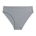 thumbnail image 1 of Gibobby Pantaleta Corte Frances de Algodón Ropa interior Sexy de cintura alta para mujer, ropa interior, bragas de algodón para mujer(Gris,XL), 1 of 3