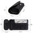 thumbnail image 4 of Rewera Organizador portátil de brochas de maquillaje, soporte para brochas de maquillaje para viajes, puede contener más de 20 brochas, bolsa de cosméticos, estuche enrollable para brochas de, 4 of 8