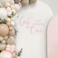 thumbnail image 3 of Girls Just Wanna Be One Decal Sign for Backdrop - Pink Bow Girls First Birthday Party Decal, Girls 1st Birthday Party Decor, Girls 1st Birthday Decal for Balloon Arch, 3 of 8
