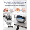 thumbnail image 6 of Electric Nail Clippers for Seniors, 3-in-1 Automatic Nail Trimmer and Polisher with Light, Painless Nail Cutter for Thick Toenails and Fingernails, 6 of 8
