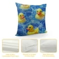 thumbnail image 4 of BCIIG Yellow Rubber Ducks Printed   Pillow Shams Basic Style Washed Pillow Case Pillowcases Set   20x20in, 4 of 5
