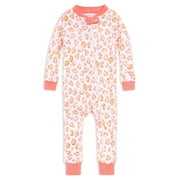 Burt's Bees Baby Organic Baby Girl Snug Fit Cotton One Piece Sleeper Footed Pajamas