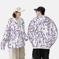 thumbnail image 4 of Balery Lavender Flowers Sudadera ligera de manga larga con capucha y protección solar UPF 50+ para hombre y mujer, ideal para pesca y running-Medium, 4 of 7