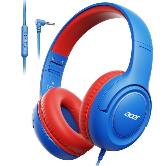 Auriculares acer HK03 Kids con cable, limitador de volumen para colocar sobre las orejas, 85/94 dB