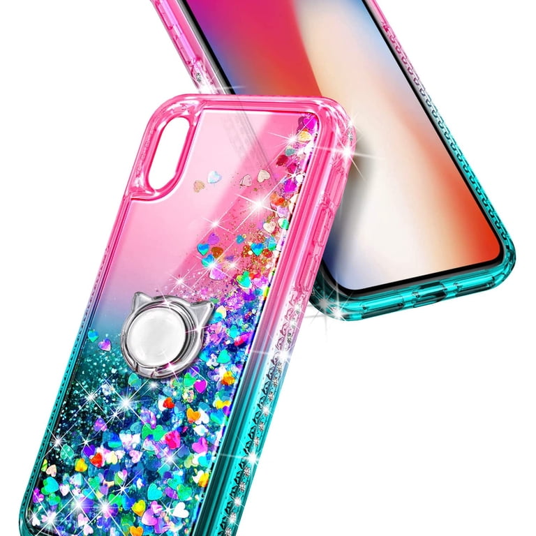 Nagebee iPhone XR Sparkle Glitter Case with Accessories photo 5