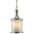 thumbnail image 2 of Z-Lite 426-3-BN 3 Light Pendant Inner Matte Opal & Outer Clear, 2 of 2