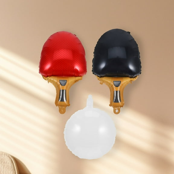 OUNONA Tennis Party Supplies Table Tennis Balloon Child 58.00X35.50X0.01CM