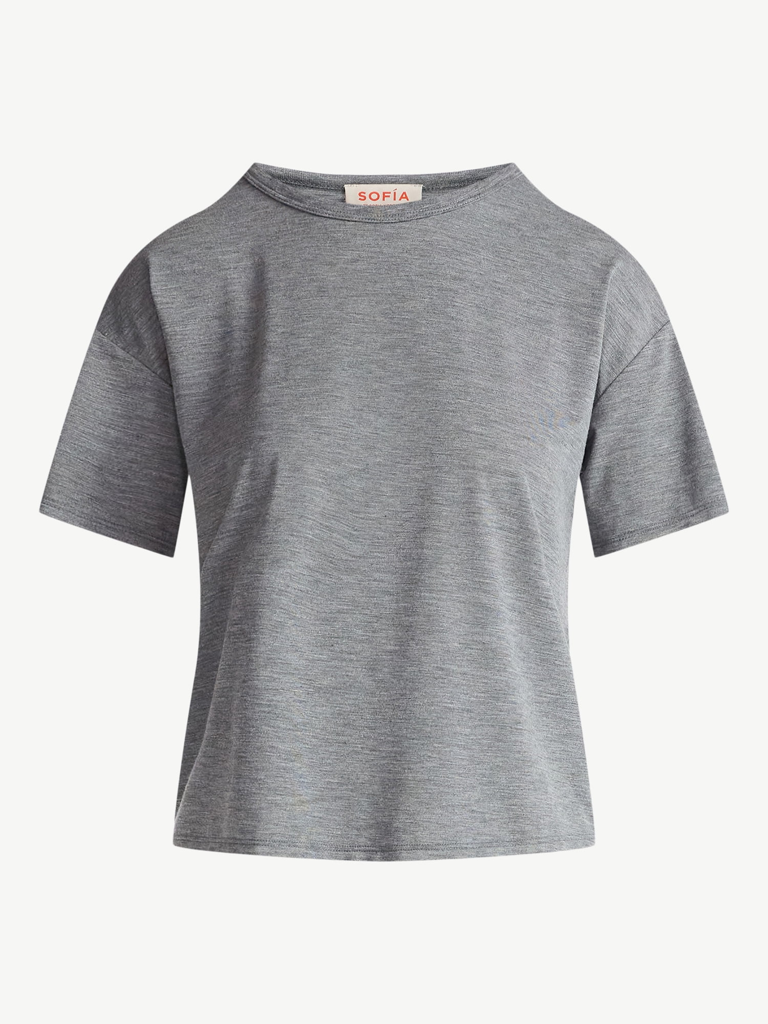 Sofia by Sofia Vergara Women's and Women's Plus Size Sofia Tee with Short Sleeves, Sizes XS-4X