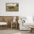 thumbnail image 3 of Stupell Industries French Country Wildflower Wagon in Bloom Brown Floating Frame Canvas Art, 25 x 17, by Franklyn Gregory, 3 of 8