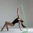 thumbnail image 5 of SEWCHICS Dance Ribbons Gymnastic Ribbon Performers Green Silk 1Pack, 5 of 8