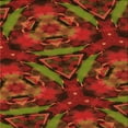 thumbnail image 1 of Ahgly Company Machine Washable Indoor Square Transitional Tomato Red Area Rugs, 6' Square, 1 of 7