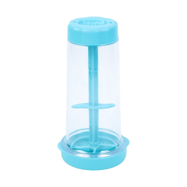 Moyic Utensilio de cocina para hornear harina, taza tamizadora, fácil medición y vertido, mezclador de harina semiautomático de mano Cocina y Comedor azul