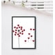 thumbnail image 3 of 500 Pcs 1" Holographic Red Heart Stickers Roll, Glitter Tiny Hearts Sticker For Kids, Use For Valentines Day Love Decorations, Award Charts, Scrapbook, 3 of 5