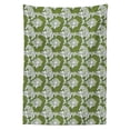 thumbnail image 3 of Ambesonne Green and White Tablecloth Rectangular Table Cover, Calla Lilies, 60"x90", Olive Green Sage Green, 3 of 4