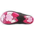 thumbnail image 6 of GP Wedge Platform Flip Flop Sandals for Women: 9079 Black Fuchsia, EU39 (US Size 7.5 - 8), 6 of 8