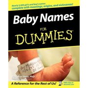 Baby Names for Dummies, (Paperback)