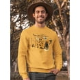 thumbnail image 2 of Angry Cheetah Design Sweatshirt Men -Image by Shutterstock, Male Medium, 2 of 4