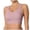 Pink, variant on Womens Sports Bras Large Size Integrated High Support Yoga Running Fitness Bra
