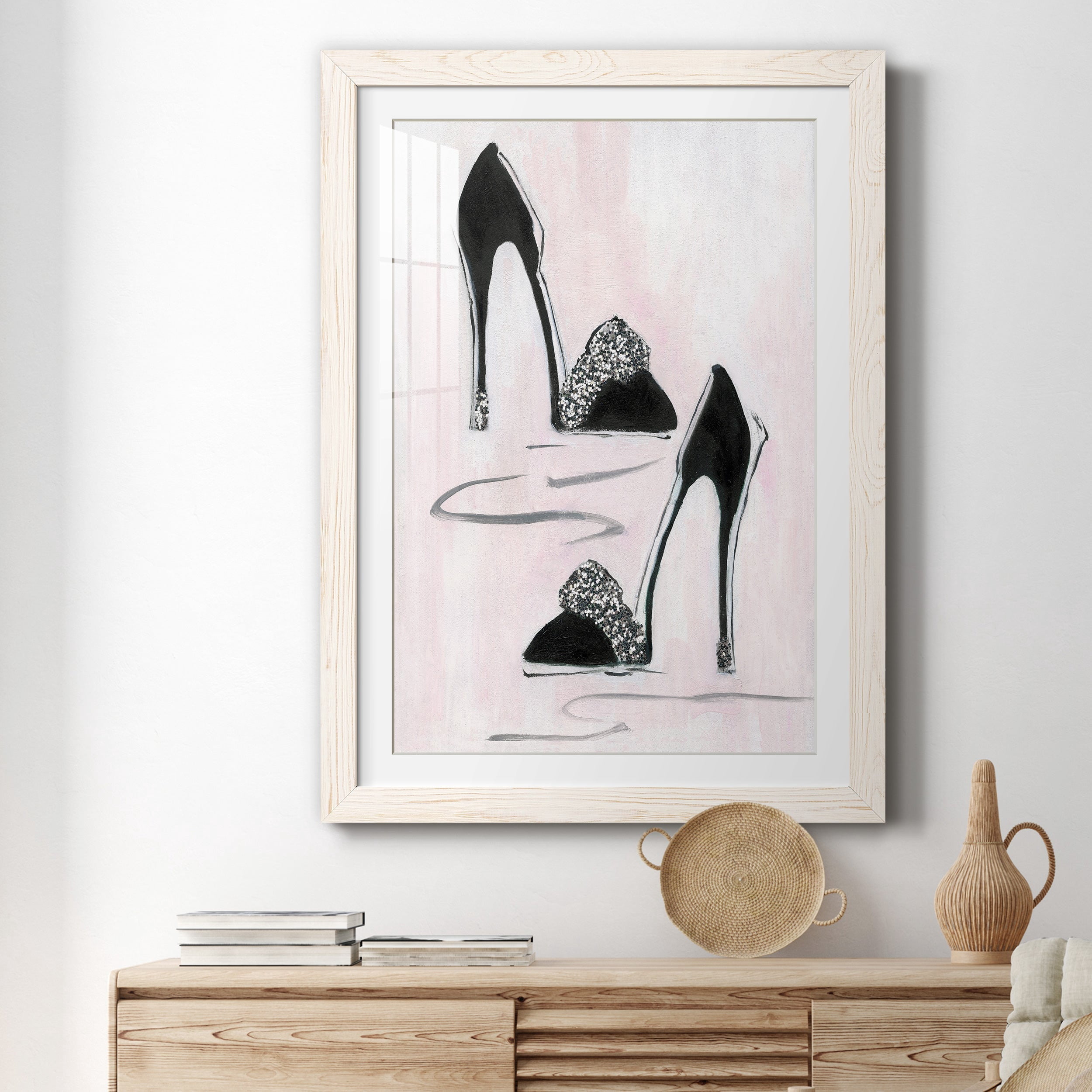 Shoes That Dazzle II - Premium Framed Print - Distressed Barnwood Frame - Ready to Hang