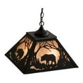 thumbnail image 4 of Meyda Tiffany 68108 Bear At Dawn 2 Light 22" Wide Pendant, 4 of 4