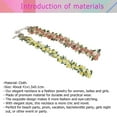 thumbnail image 4 of KALLORY Vintage Flower Necklace Women Prom 1Pack 16.1x0.6x0.04in, 4 of 10