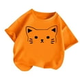 thumbnail image 3 of TZEWGL Hauts pour Enfants Été Imprimé Dessin Animé Manches Courtes Col Rond Blouse pour Enfants Taille 2-3T, 3 of 6