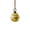 Gold, variant on Vintage Metal Christmas Bell Ornament, 4.92 Inch Tiered Distressed Iron With Natural Jute Rope, Hanging For Holiday Tree Door Wall Porch Display, Bronze Finish