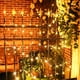 thumbnail image 5 of Paquete de 2 luces de cadena, 33 pies 100 LED, luces parpadeantes USB flexible con control remoto, patio, jardín, 5 of 5