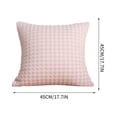 thumbnail image 3 of COM1950s Ice Silk Cooling Pillow Cover Set of 2, Square Detachable Washable Pillow Cases for Bed Head, Sofa Lumbar Support and Dormitory, Summer Cool Texture Design, 3 of 9