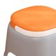 thumbnail image 5 of Taburete pequeño para pies, taburete de ducha, taburete de inodoro, taburete para cambiar zapatos. Naranja, 5 of 6
