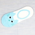 thumbnail image 2 of GDREDA Sock Slippers 1 | Ladies Socks with Cute Cat Pattern Design for Boat Footwear Green,One Size, 2 of 3