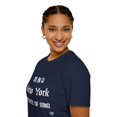 thumbnail image 5 of New York State of a Yankee's Mind Unisex Softstyle T-Shirt, 5 of 5
