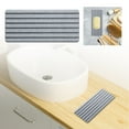 thumbnail image 1 of TIELUTT Water Absorbing Pad Bathroom White Diatomaceous Earth Kitchen Tray Diatomaceous Disposable Hand Towels for Bathroom Beach Towel Clips Towel Racks for Bathroom Beach Towel Bathroom Organizer S, 1 of 7