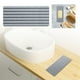 thumbnail image 1 of Almohadilla absorbente de agua de tierra de diatomeas blanca; para cocina, baño, vajilla, secado y bandeja dispensadora de jabón, 1 of 1