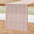 thumbnail image 3 of Solino Home Linen Table Runner 90 Inches Long - Amalfi Stripe, 100% Pure Linen Cinnamon and White Farmhouse Table Runner 14 x 90 Inch for Dining, Fall, Autumn, Halloween, Thanksgiving, 3 of 5