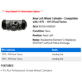 thumbnail image 2 of Rear Left Wheel Cylinder - Compatible with 1973 - 1974 Ford Torino - Raybestos, 2 of 2