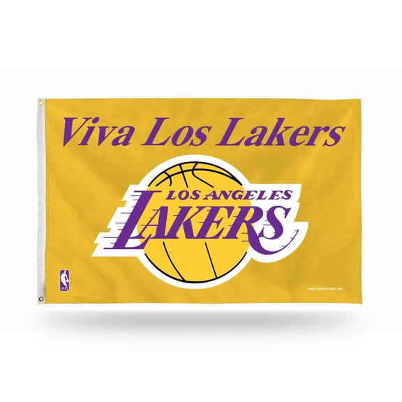 Viva Los Laker's (Los Angeles) 3x5 Banner Flag with grommets for hanging