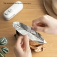 thumbnail image 3 of Scelleuse Thermique Alimentaire avec Trancheuse, Machine d'Emballage à Chargement USB, Outil de Scellage Automatique Sans Fil pour Sacs, Biscuits, Nourriture pour Animaux de Compagnie pour Voyage Vert, 3 of 9