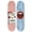 Daisy Lips, variant on Flowing Air Skateboard Set Acrylic Wall Art Die-Cut, 2 panel 8" x 32", Urban Modern Street Style Decor, Easy-to-Hang