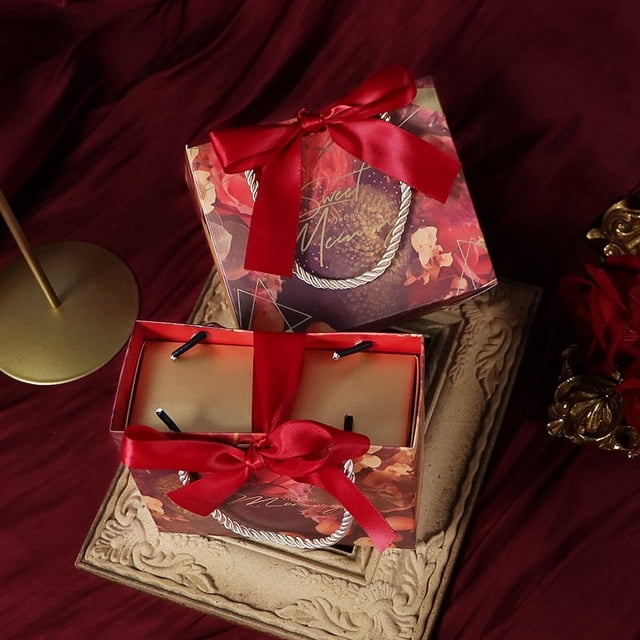 Caja de dulces para bodas Caja de dulces para bodas portátil de alta gama Caja de dulces para bodas Bolsa de dulces vacía