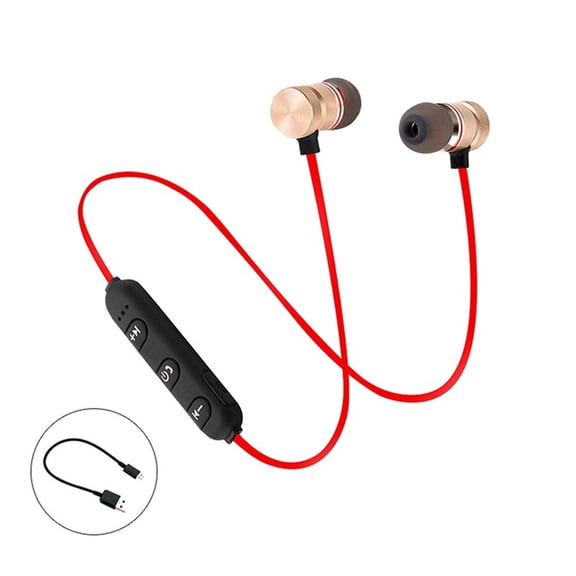 VALSEEL Headphones Wireless Bluetooth, Neckband Bluetooth 5.0 Earbuds Sport Magnetic Wireless Headphones Stereo Music Earbuds Metal Earbuds with Mic