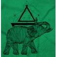 thumbnail image 2 of Spiritual Animal Elephant Triangle Long Sleeve TShirt Men Women Brisco Brands S, 2 of 6